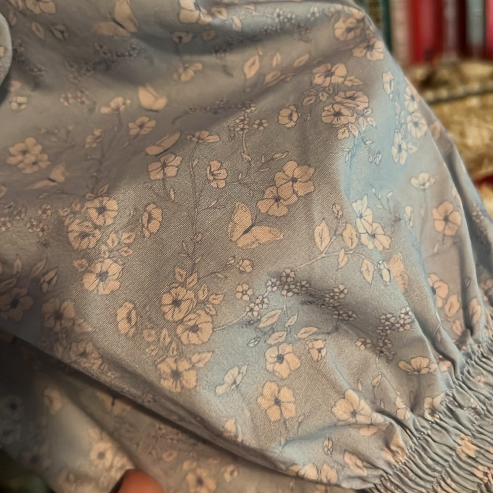 Dondolo Blue Floral Dress - Picture 3 of 6